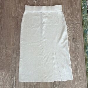 Banana Republic Classic Cream Pencil Skirt